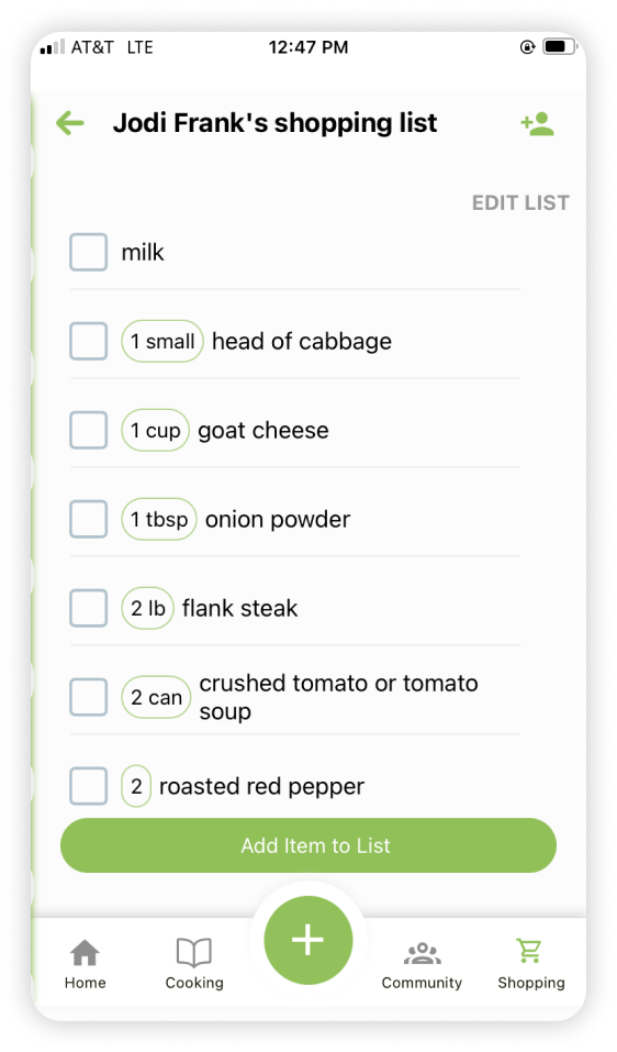 Recipes for every ingredient